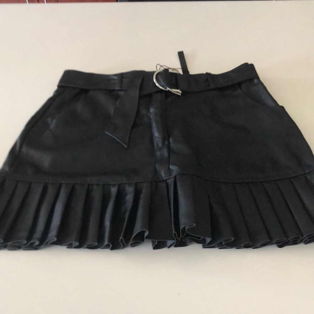 Mini skirt.